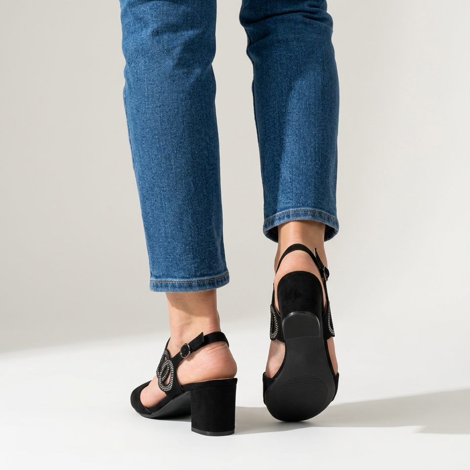 Lucía - Sandalias Cómodas con Taco Ancho