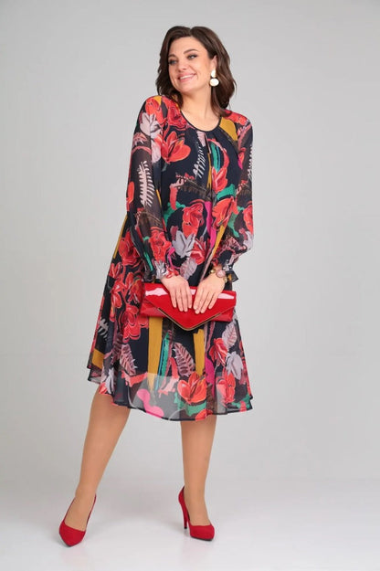 Camila - Vestido Elegante de Flores