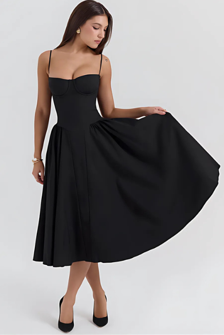 Claudia – Vestido con Corsé