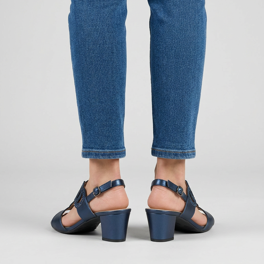 Lucía - Sandalias Cómodas con Taco Ancho