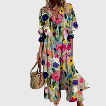 Fernanda - Vestido Largo de Estilo Bohemio