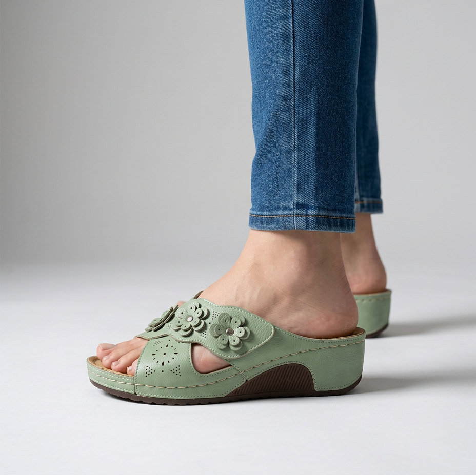 Rosa - Sandalias Cómodas con Plataforma