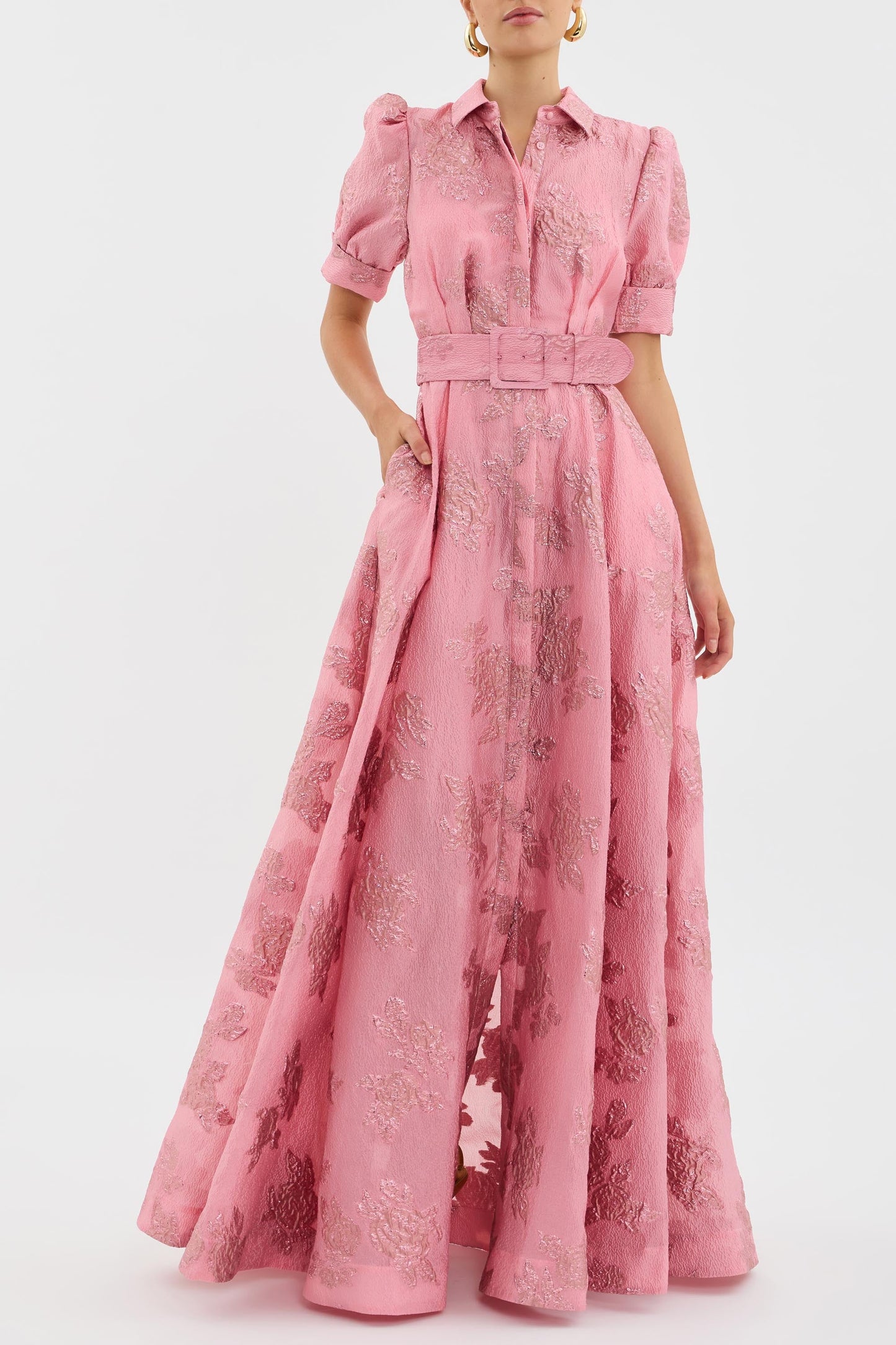 Mía – Vestido Corto con Mangas Abullonadas