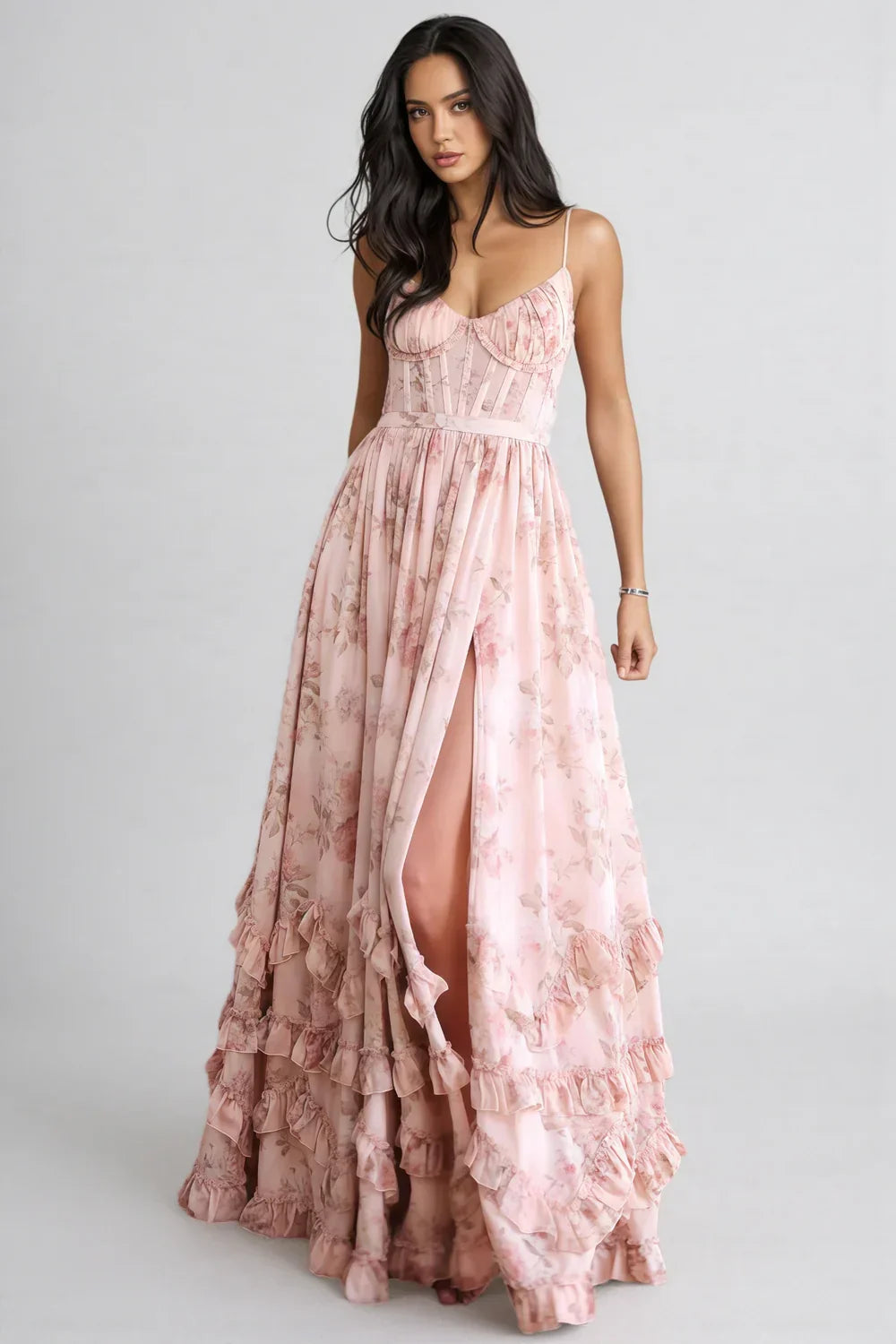 Sofía – Vestido Largo Elegante de Caída Fluida