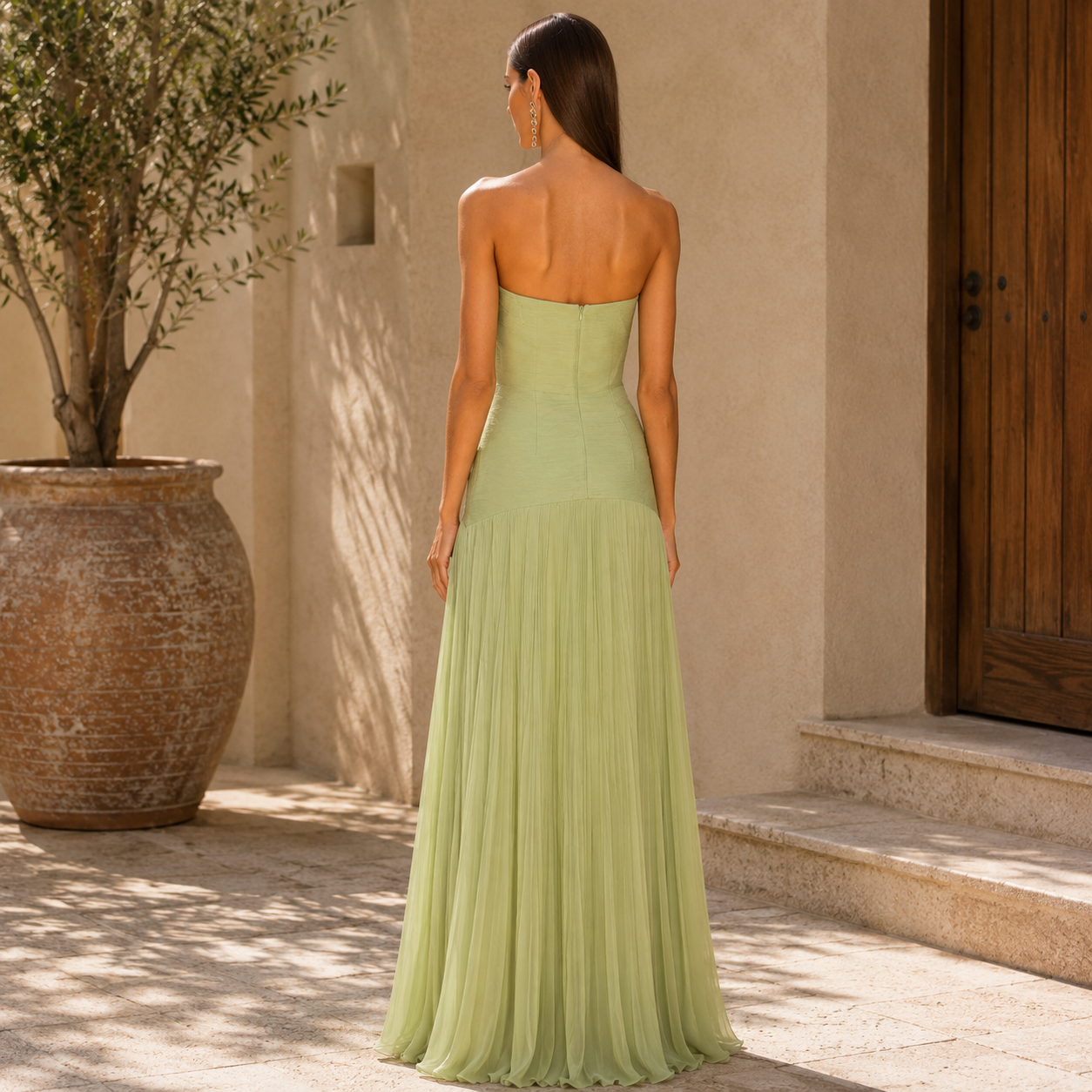 Julieta – Vestido con Diseño de Hombros Descubiertos