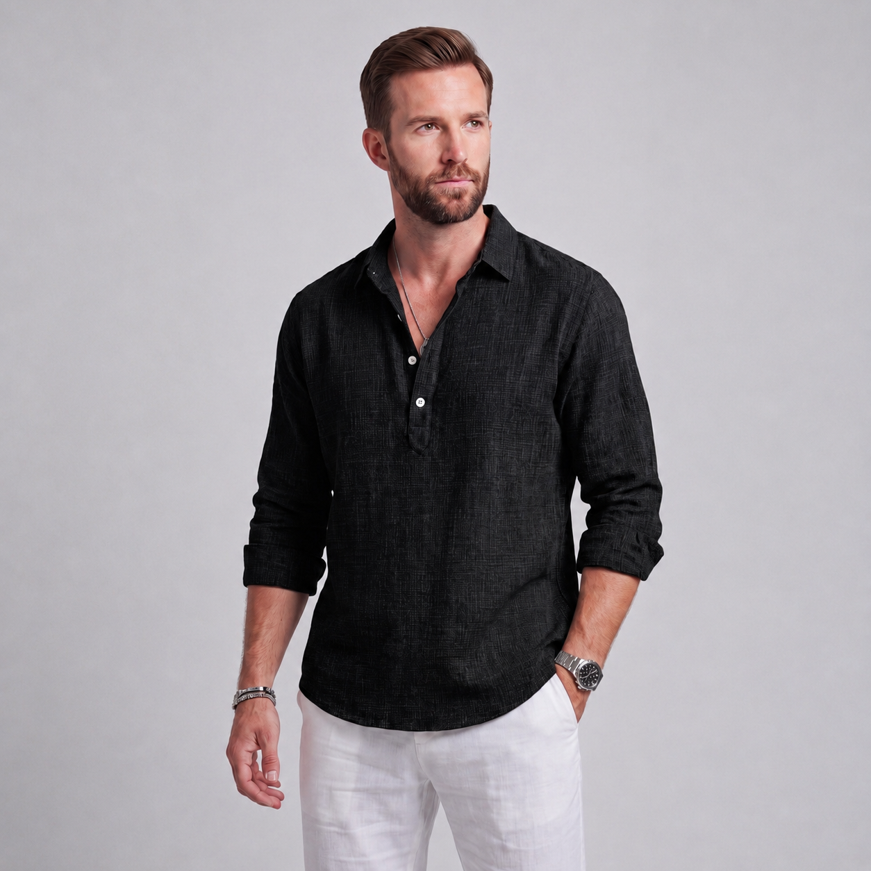EDUARDO - CAMISA CLÁSICA DE ALGODÓN