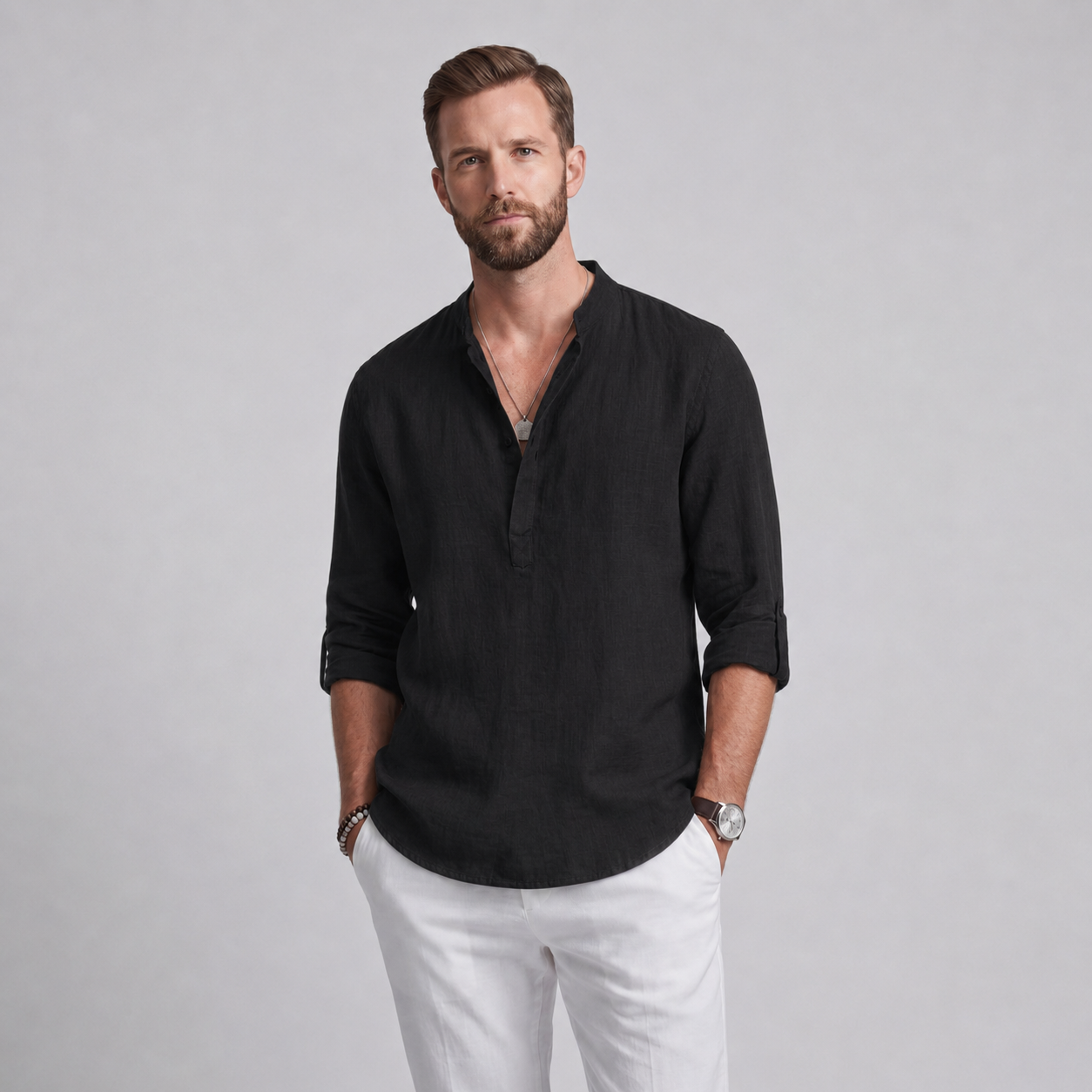 LEONARDO - CAMISA DE LINO