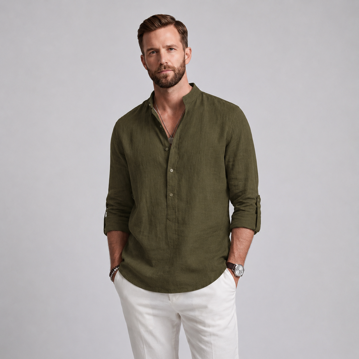 LEONARDO - CAMISA DE LINO