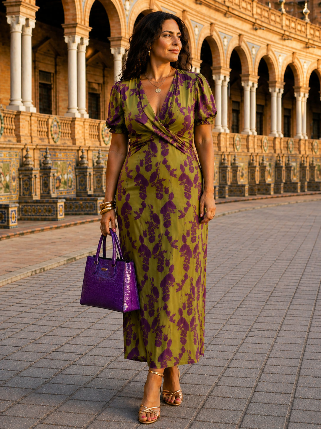 Isabella – Vestido Maxi Floral con Caída Fluida