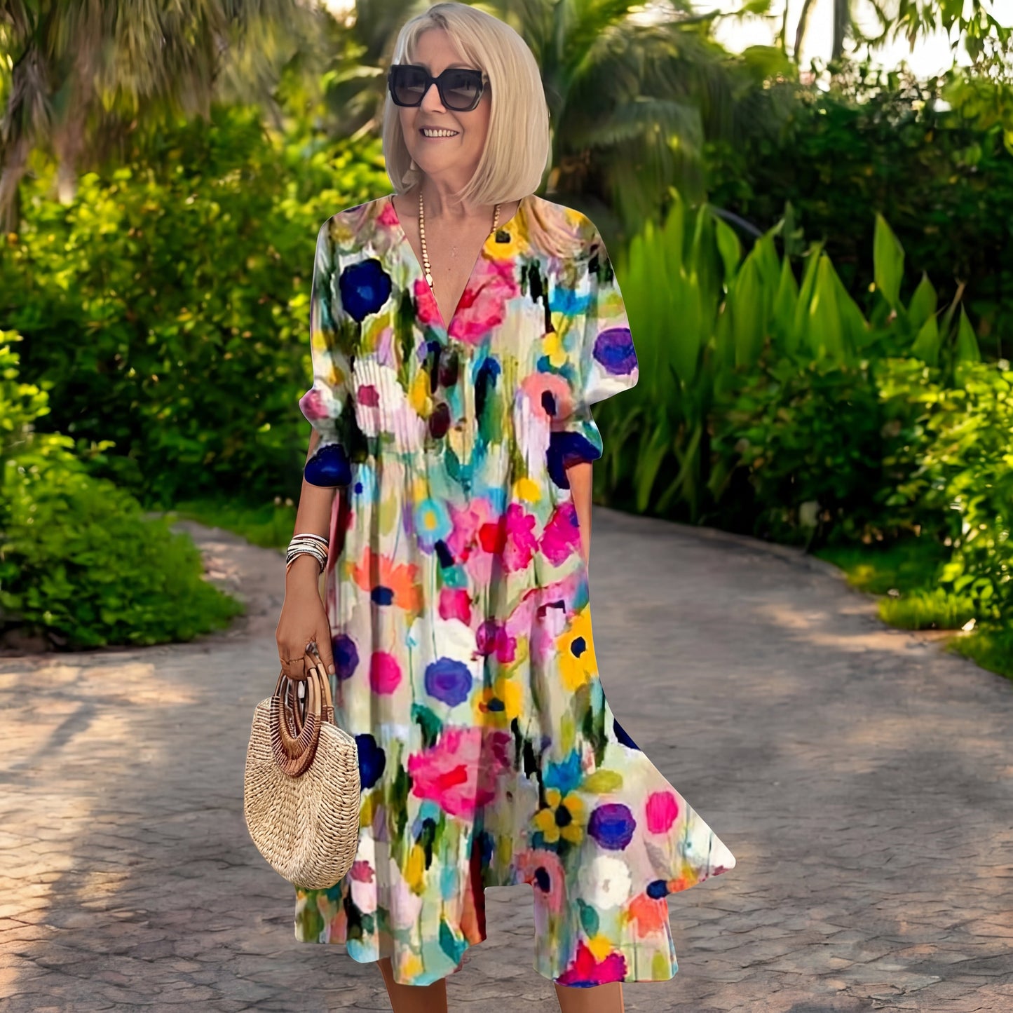 Fernanda - Vestido Largo de Estilo Bohemio