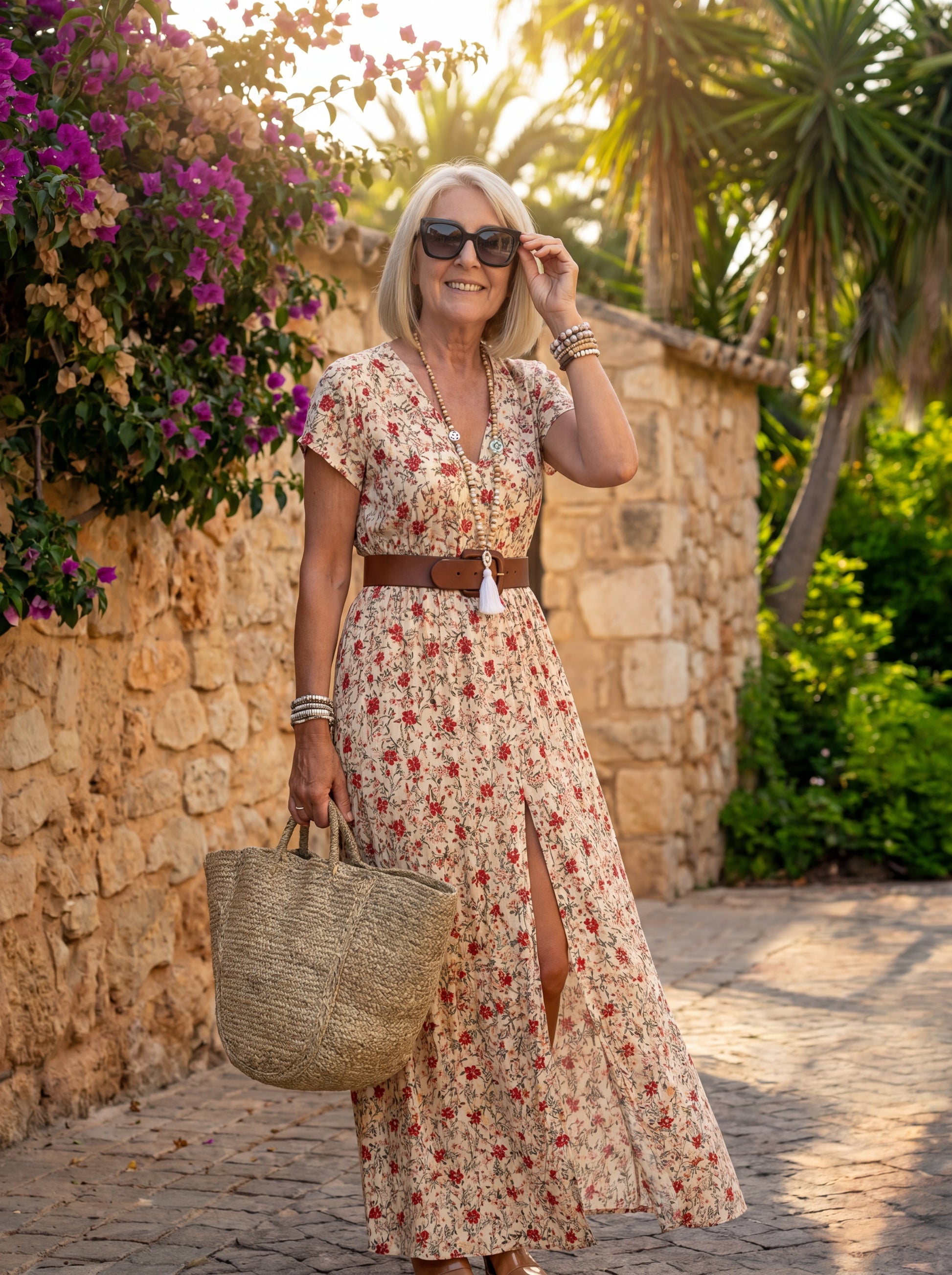 Joselin - Vestido Largo Bohemio con Cinturon