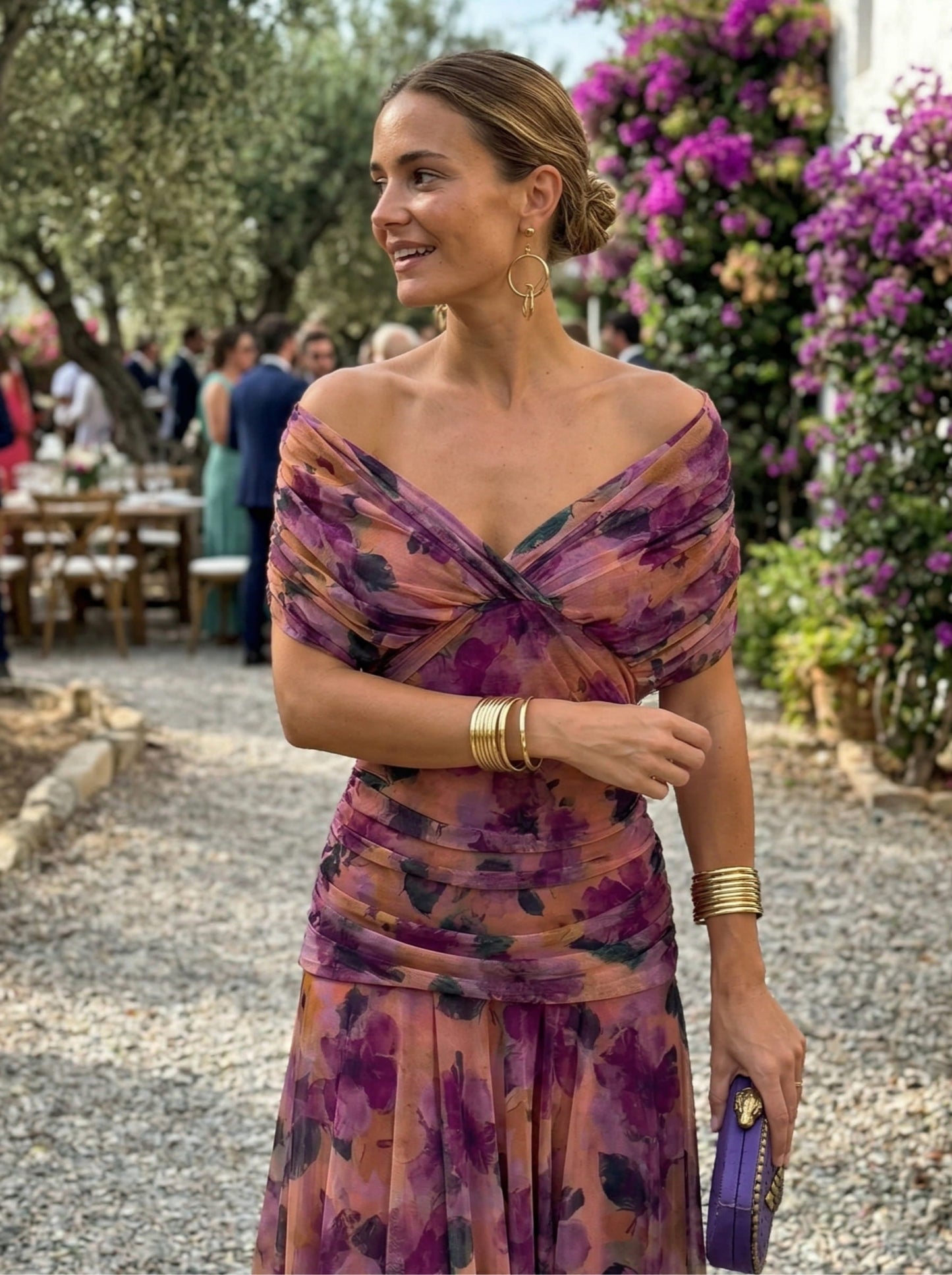 Martina – Vestido Largo con Escote en V