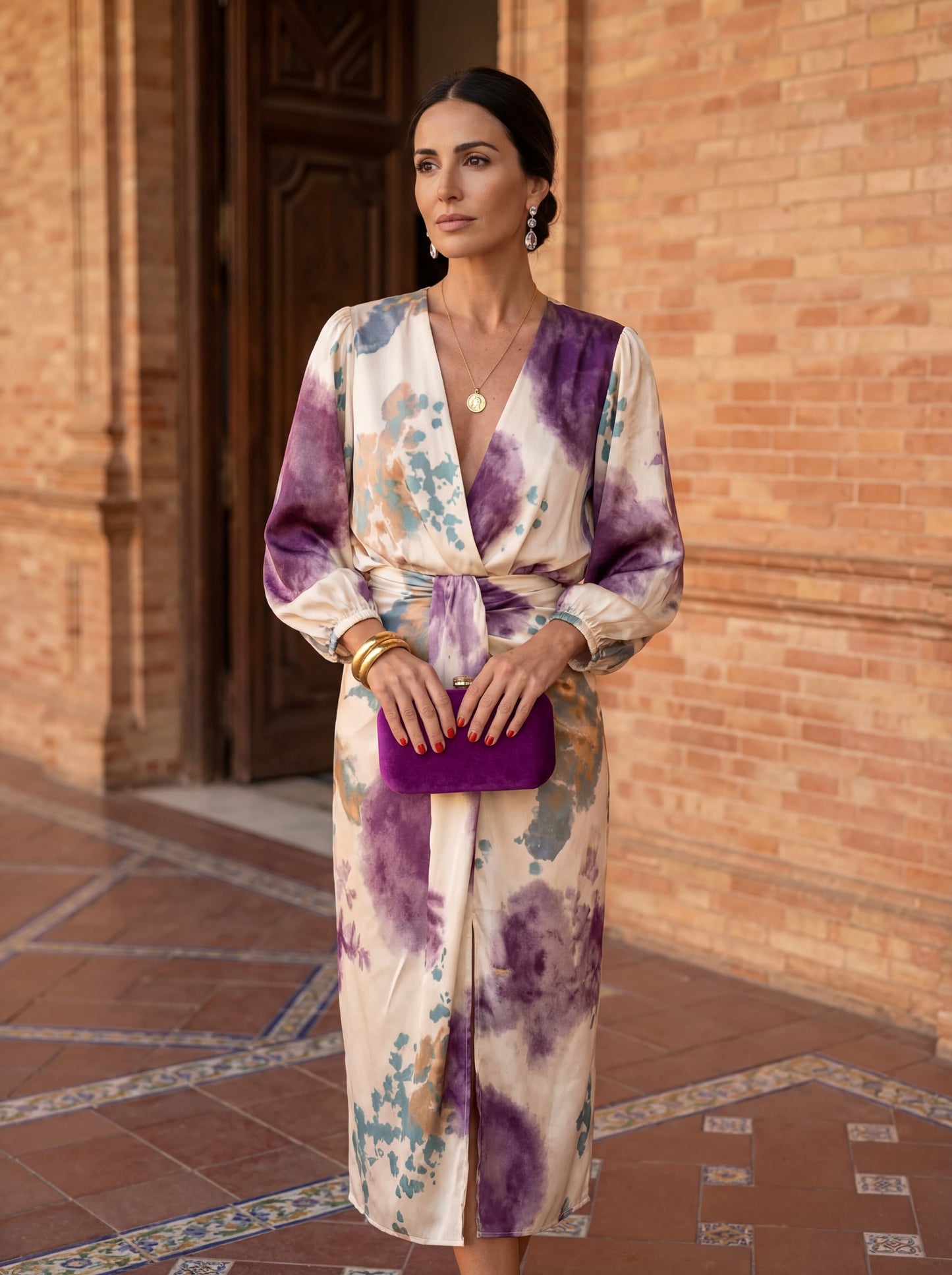 Paola – Vestido con Escote en V