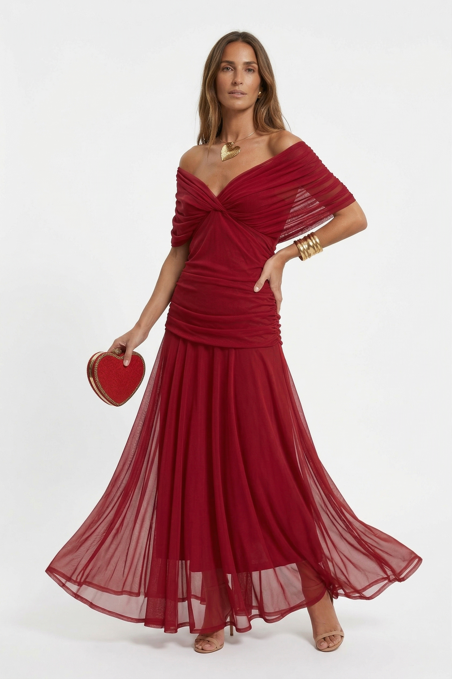 Martina – Vestido Largo con Escote en V