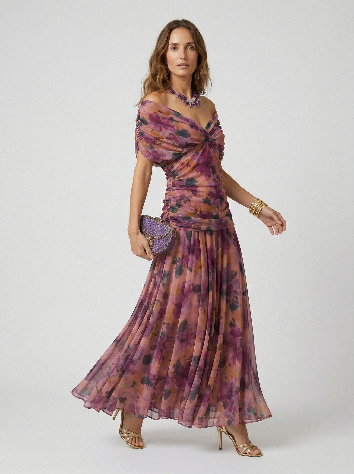 Martina – Vestido Largo con Escote en V