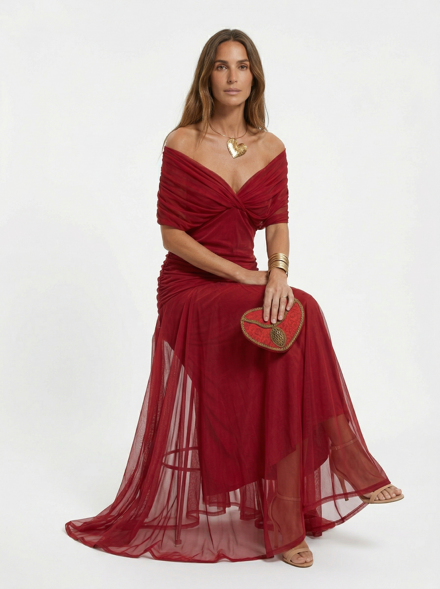 Martina – Vestido Largo con Escote en V