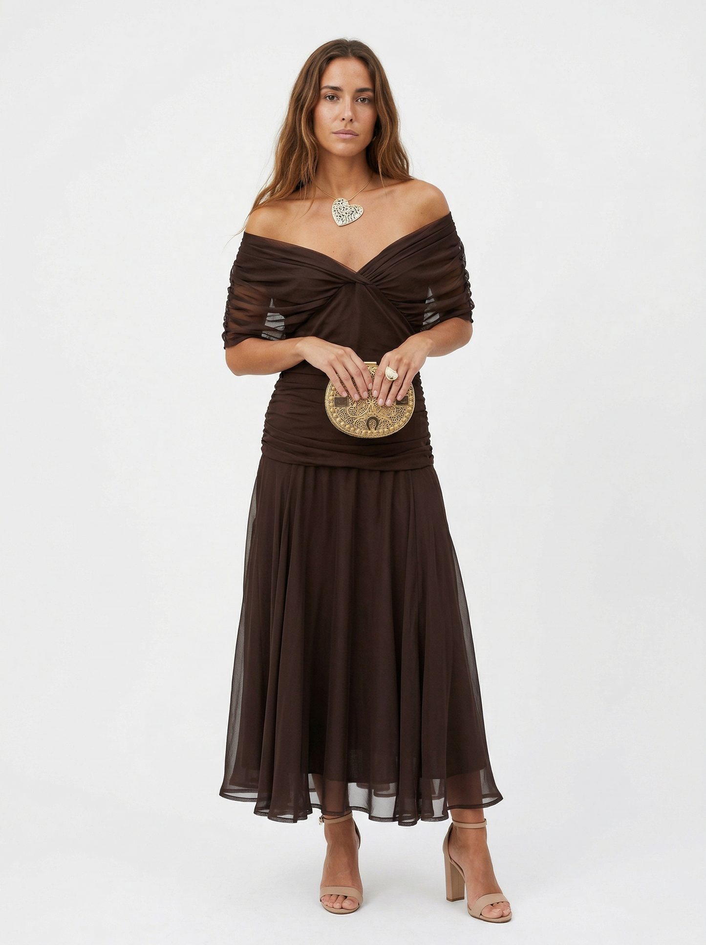 Martina – Vestido Largo con Escote en V