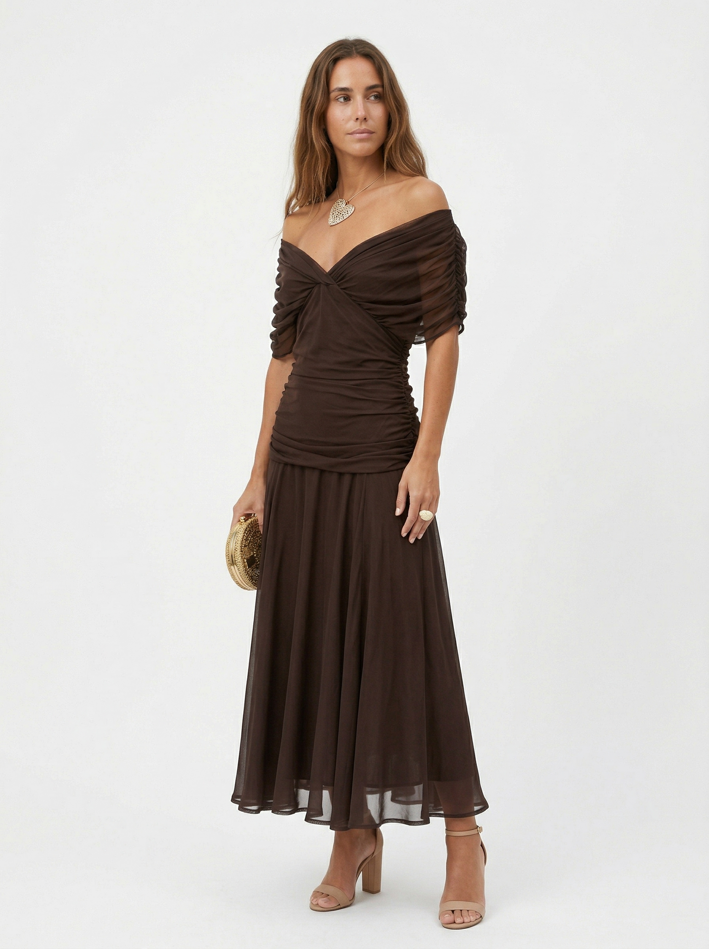 Martina – Vestido Largo con Escote en V