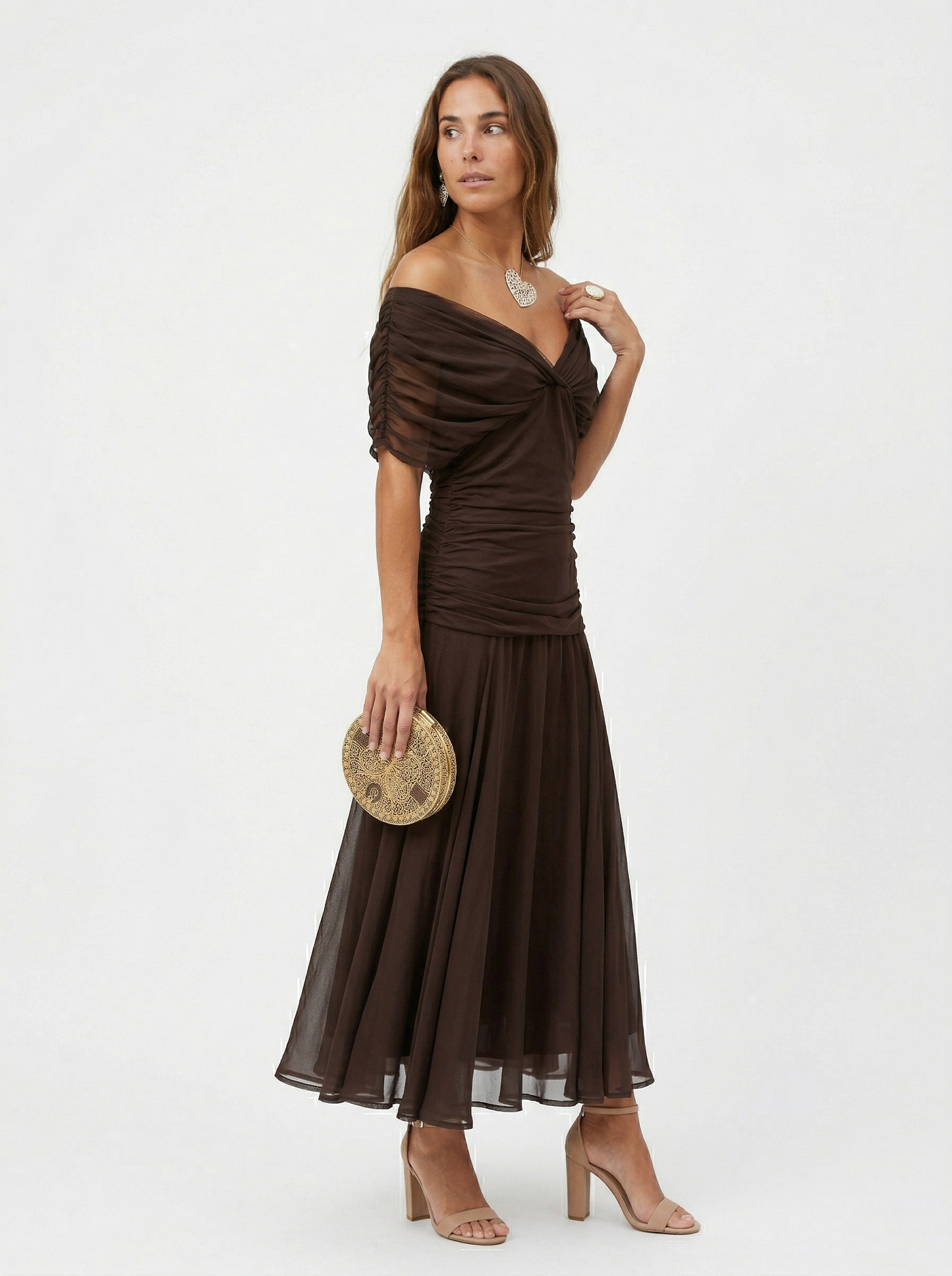 Martina – Vestido Largo con Escote en V