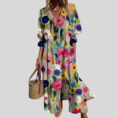 Fernanda - Vestido Largo de Estilo Bohemio