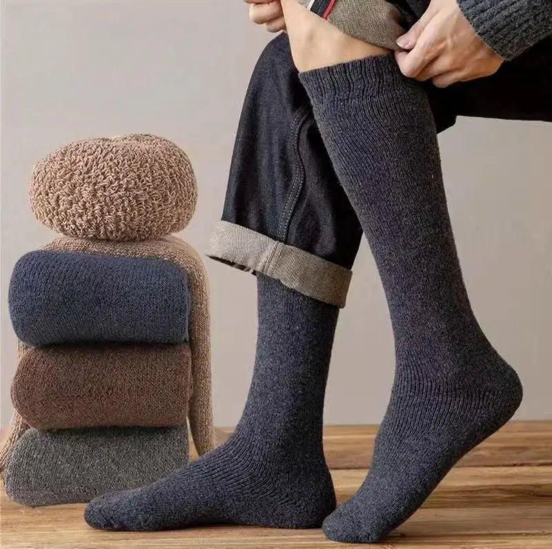 Medias de lana abrigadas para invierno