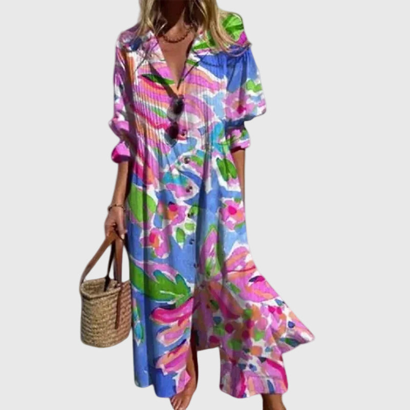 Fernanda - Vestido Largo de Estilo Bohemio