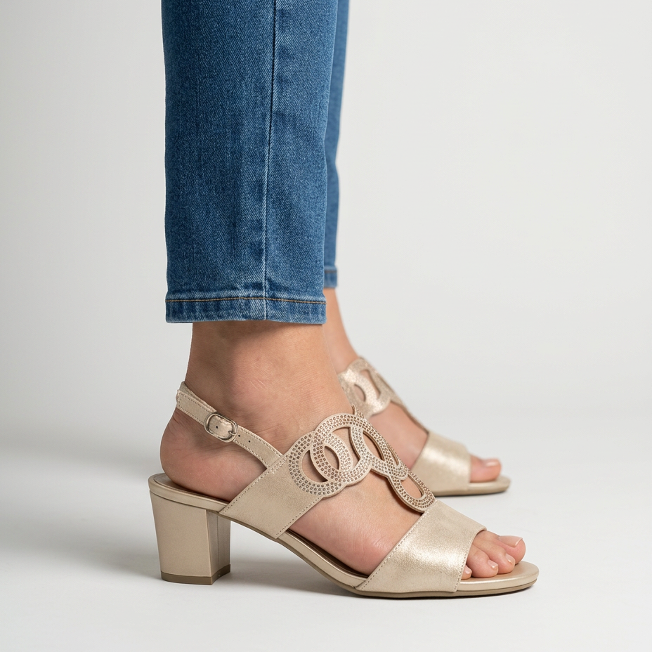 Lucía - Sandalias Cómodas con Taco Ancho