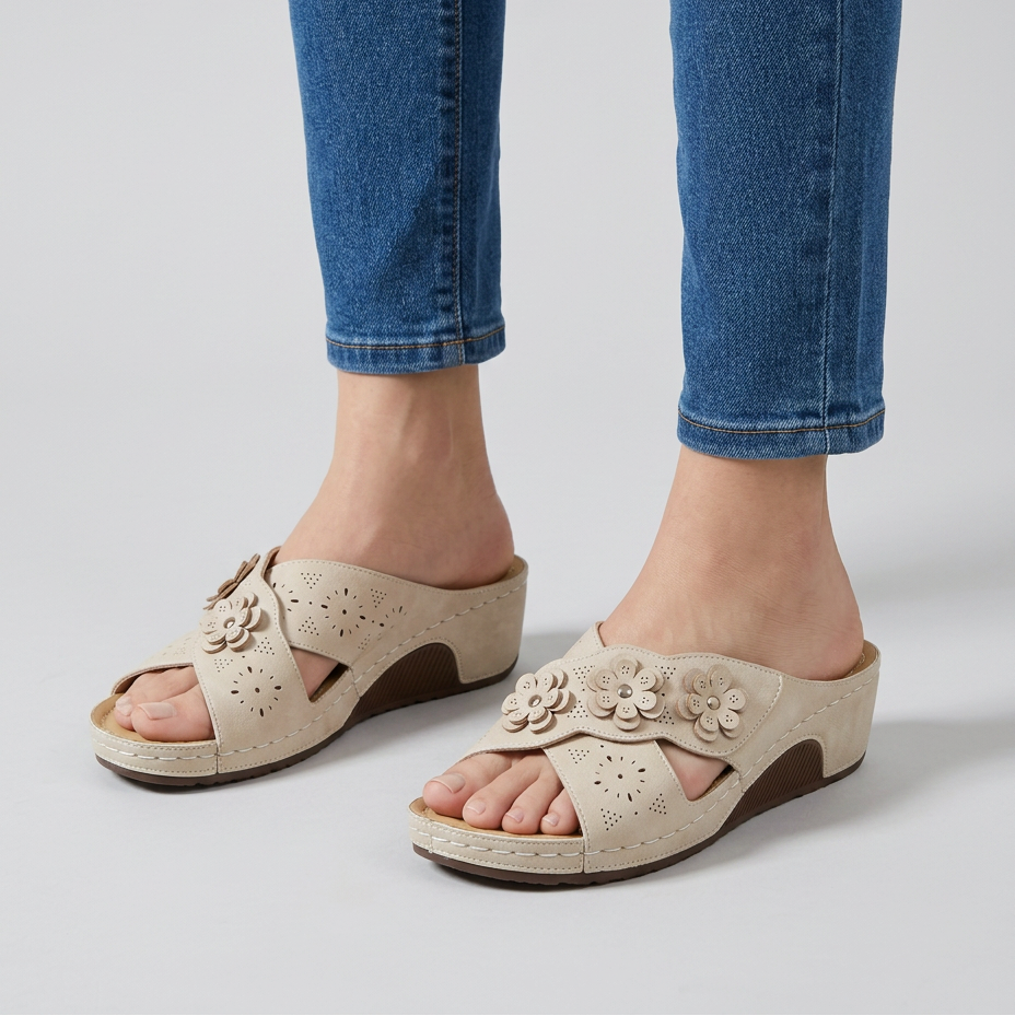 Rosa - Sandalias Cómodas con Plataforma
