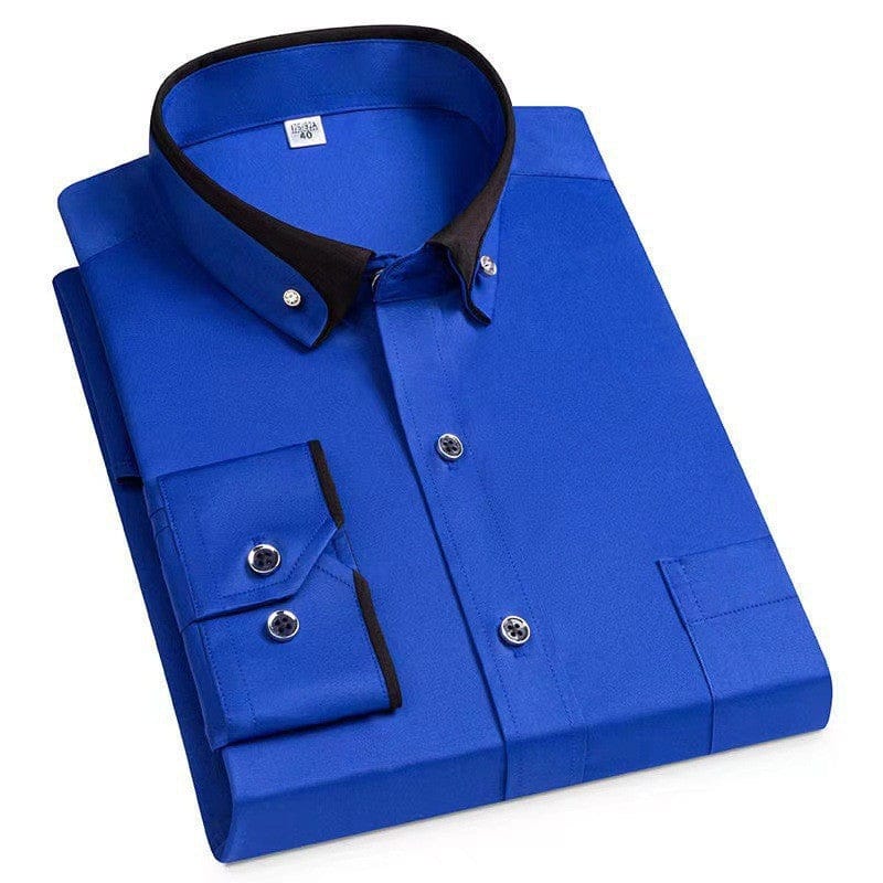 Stefano - Camisa Elegante con Borde a Contraste