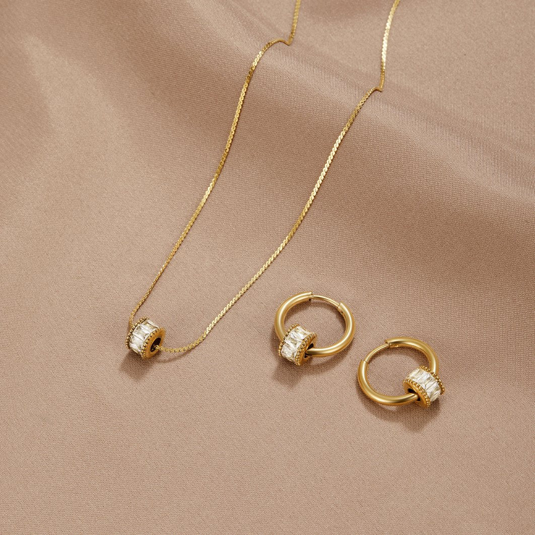 Adriana - Set de Joyería Dorado 18k