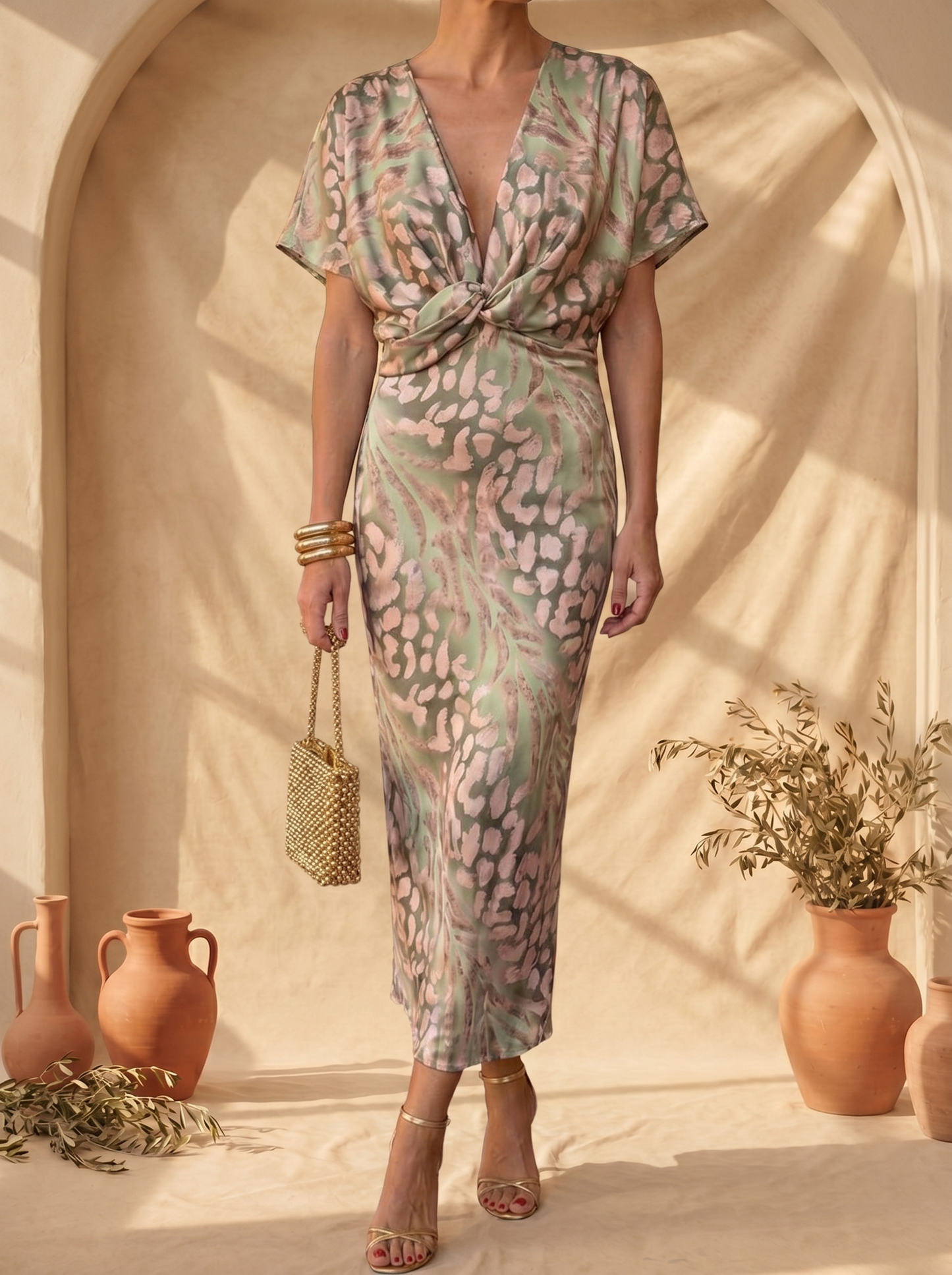 Antonella – Vestido Elegante de Tela Ligera y Fluida