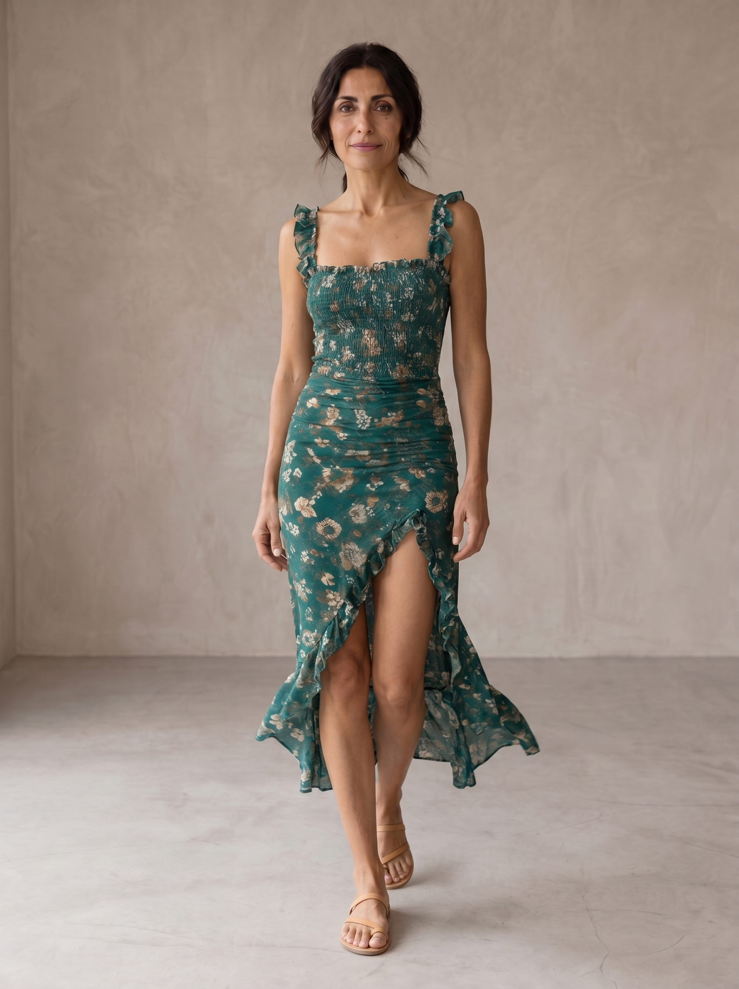 Roxana – Vestido Largo Elegante Retro
