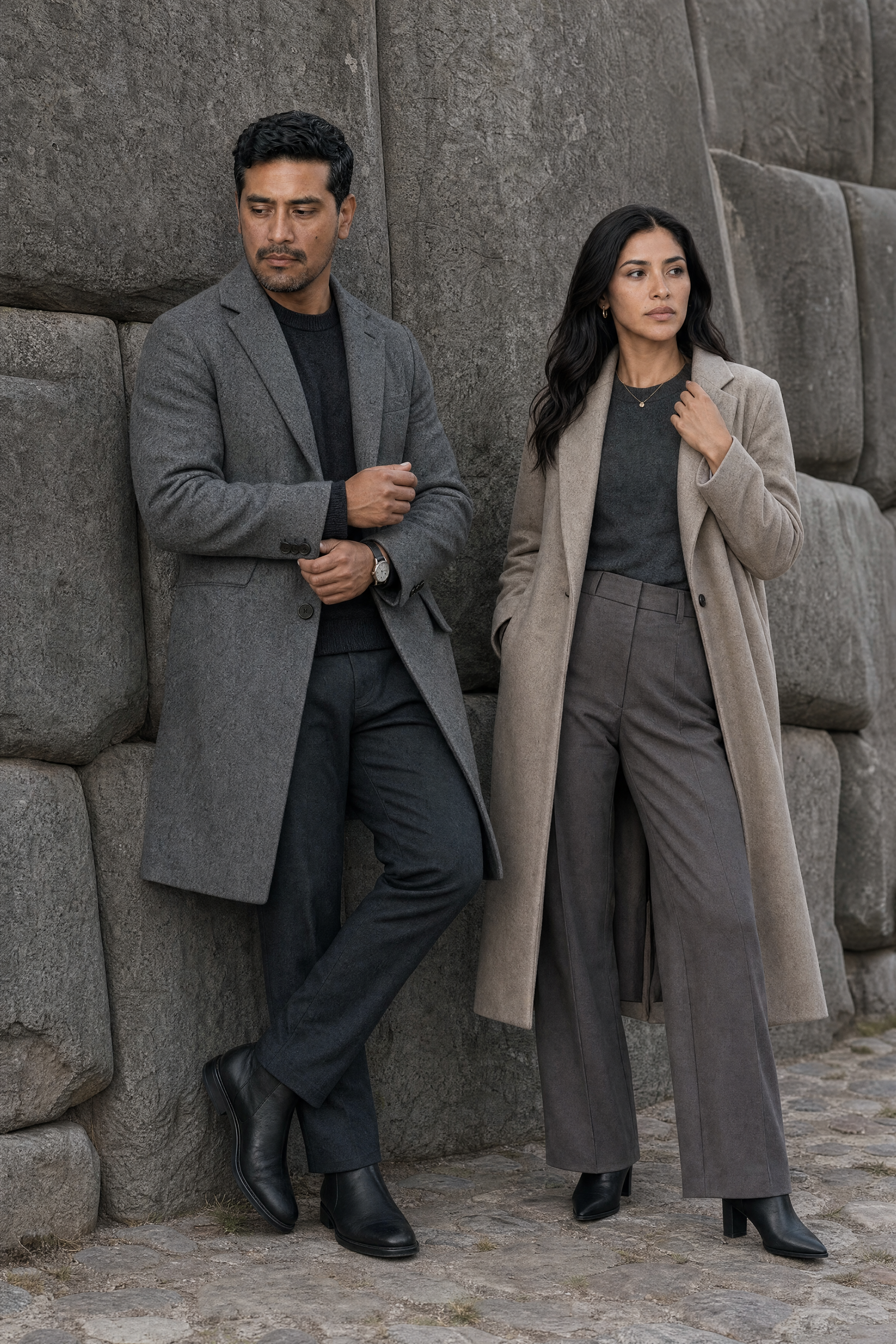 Hero invierno Xiomara Vargas - modelos peruanos muro inca Cusco