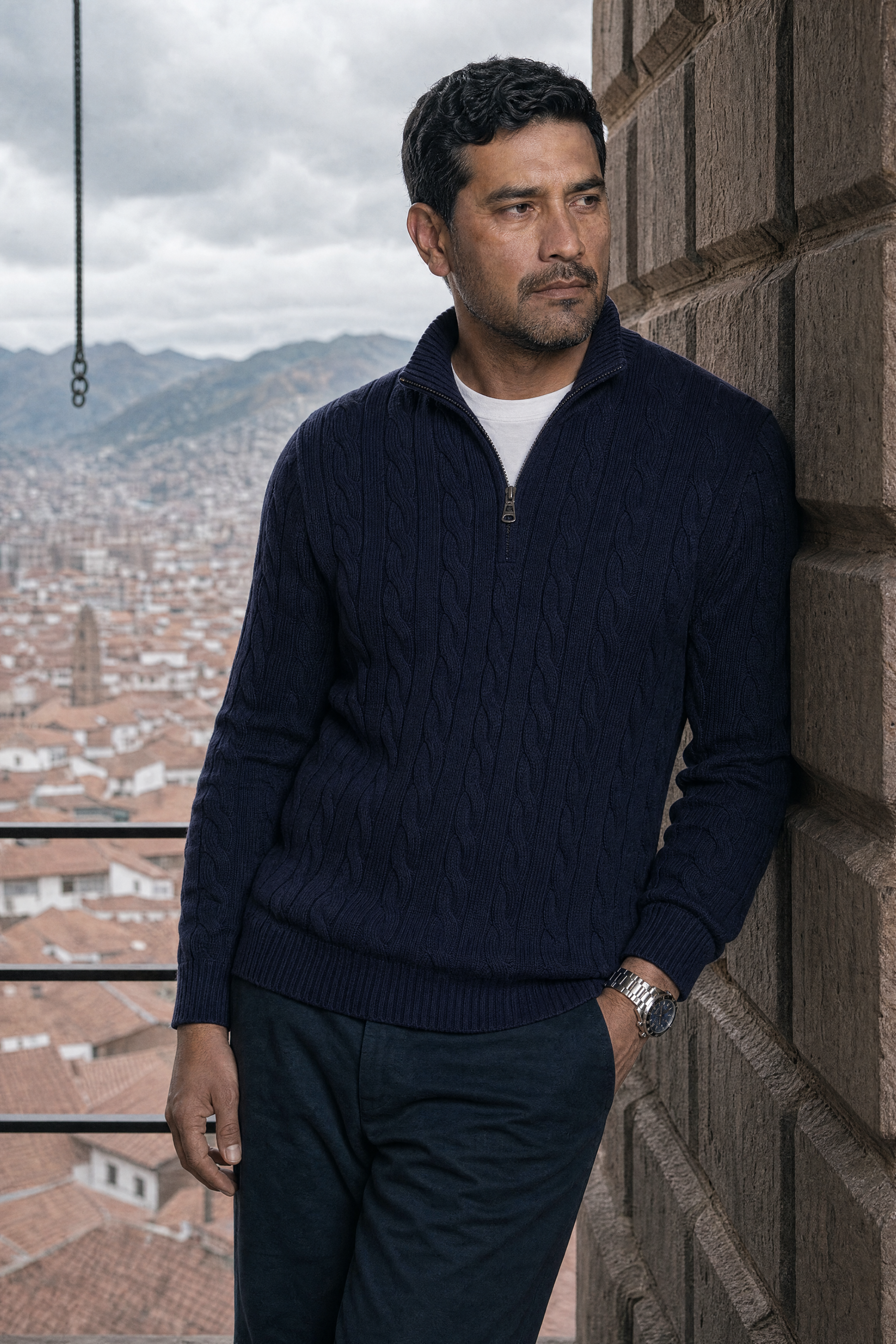 Chompa Leonardo - editorial invierno Cesar Cusco