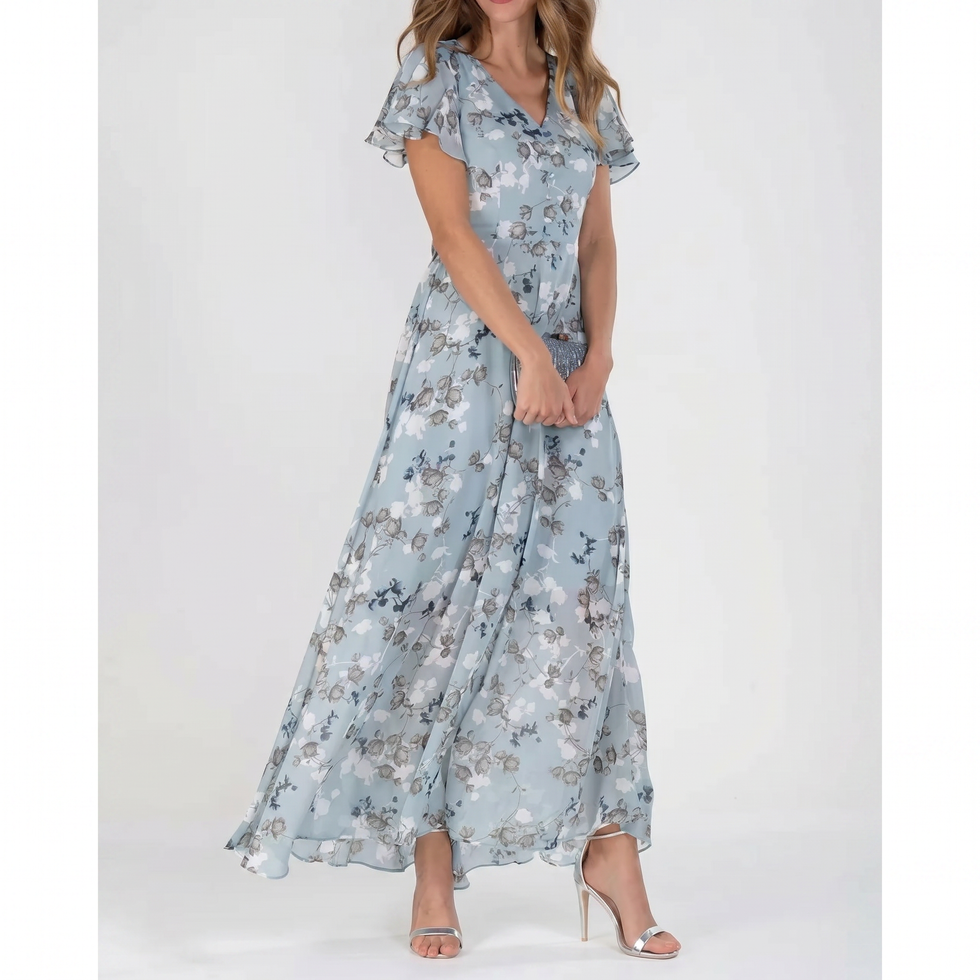 Daniela - Vestido Fluido y Favorecedor Azul