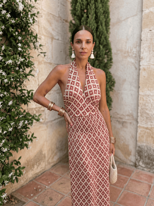 Elena – Vestido Elegante con Hombros Descubiertos