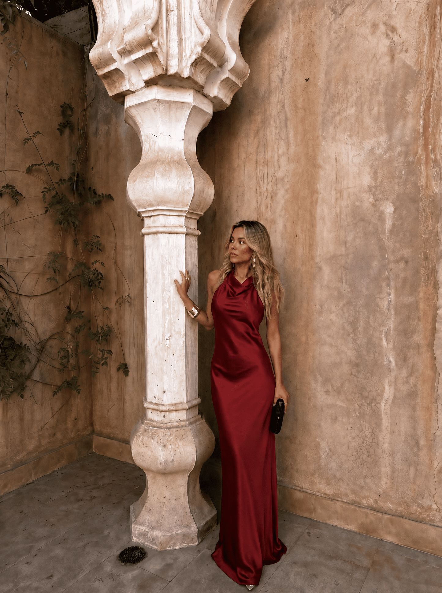 Micaela – Vestido Riad en Terracota