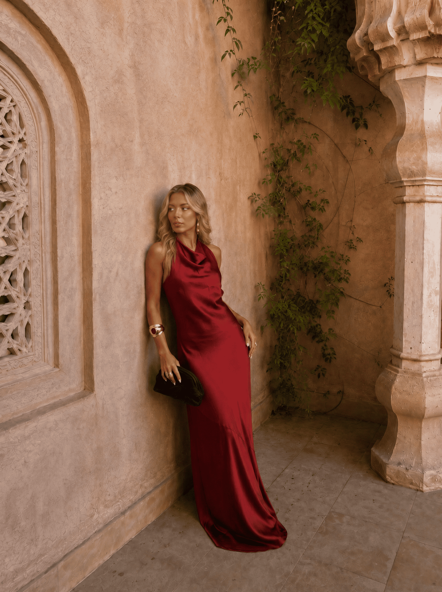 Micaela – Vestido Riad en Terracota