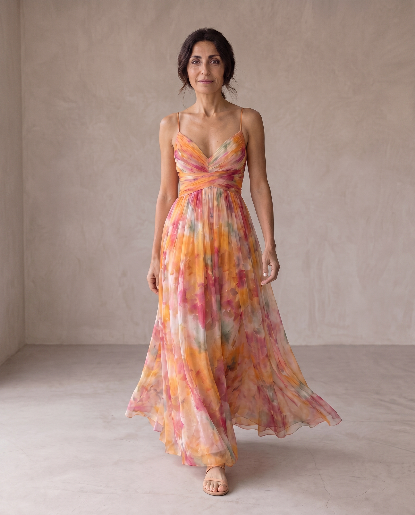Luciana Vestido Maxi Floral
