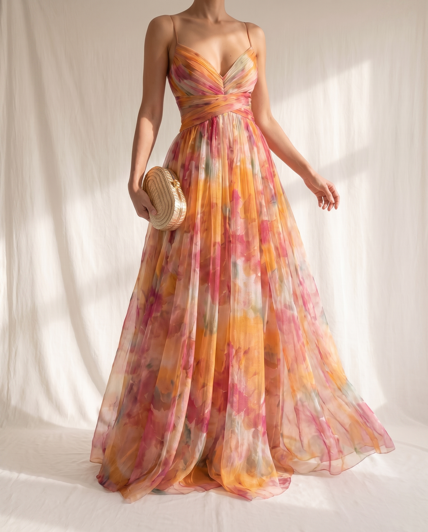 Luciana Vestido Maxi Floral