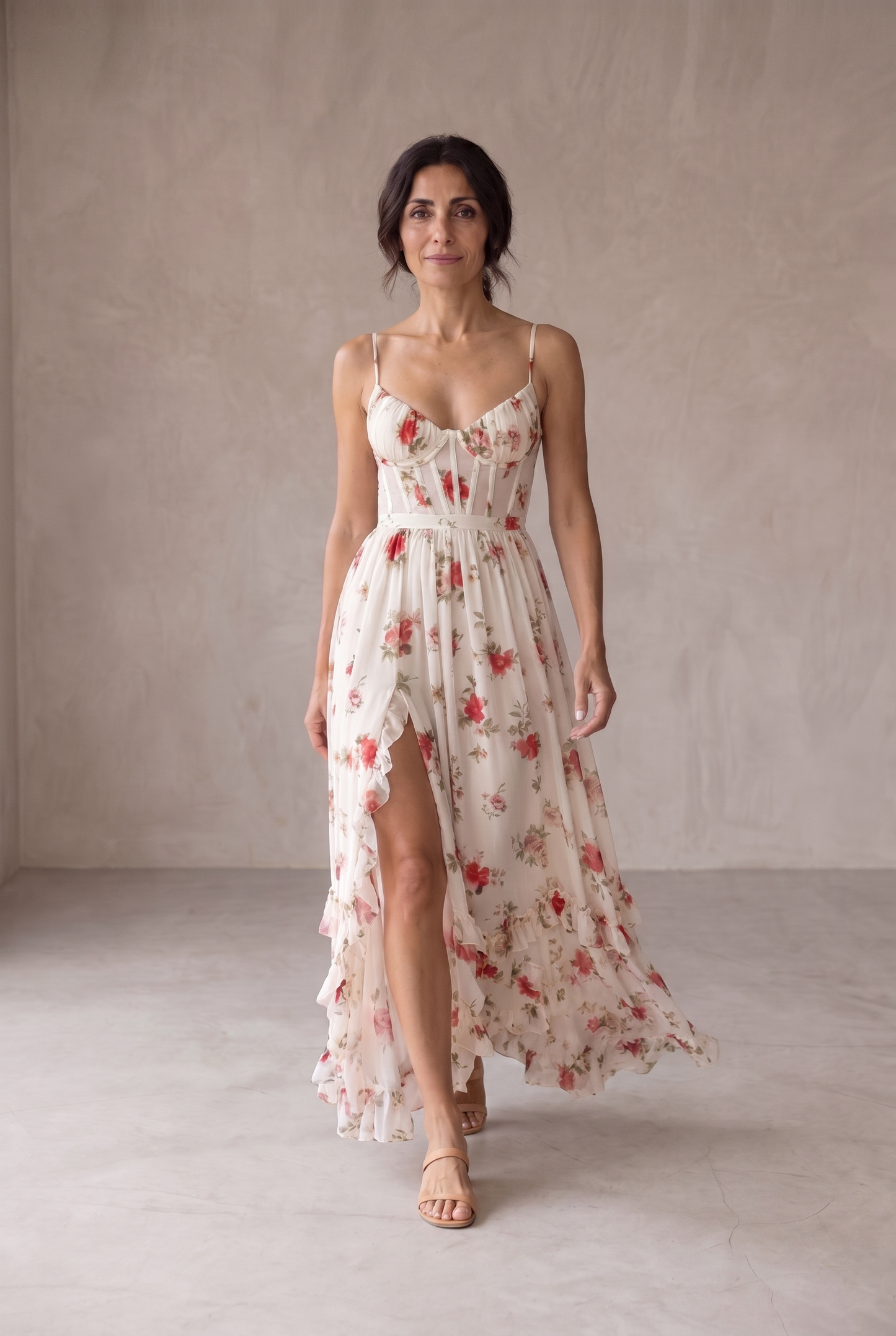 Sayuri Vestido Floral Romantico