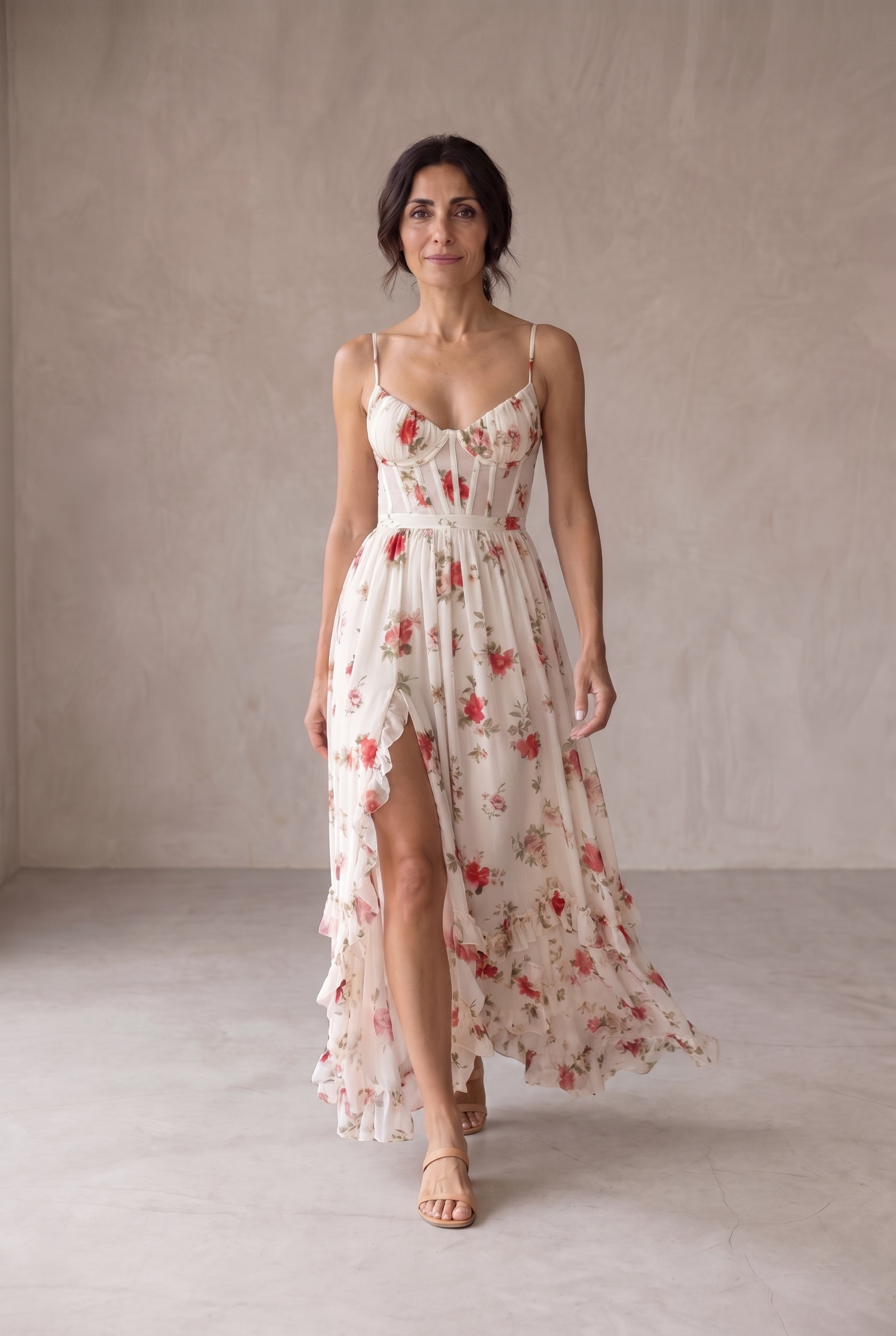 Sayuri Vestido Floral Romantico