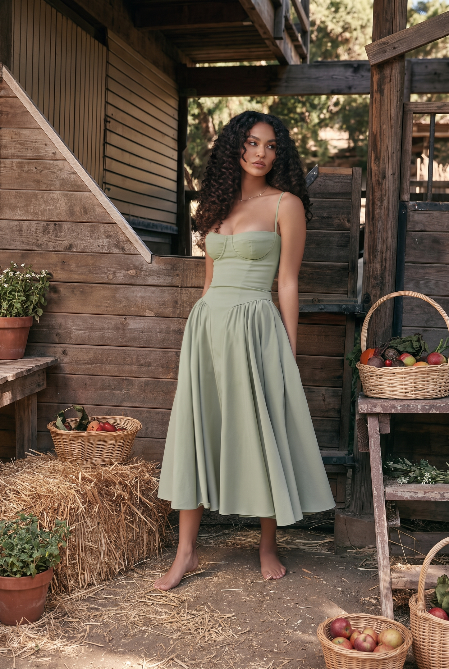 Claudia Vestido con Corse