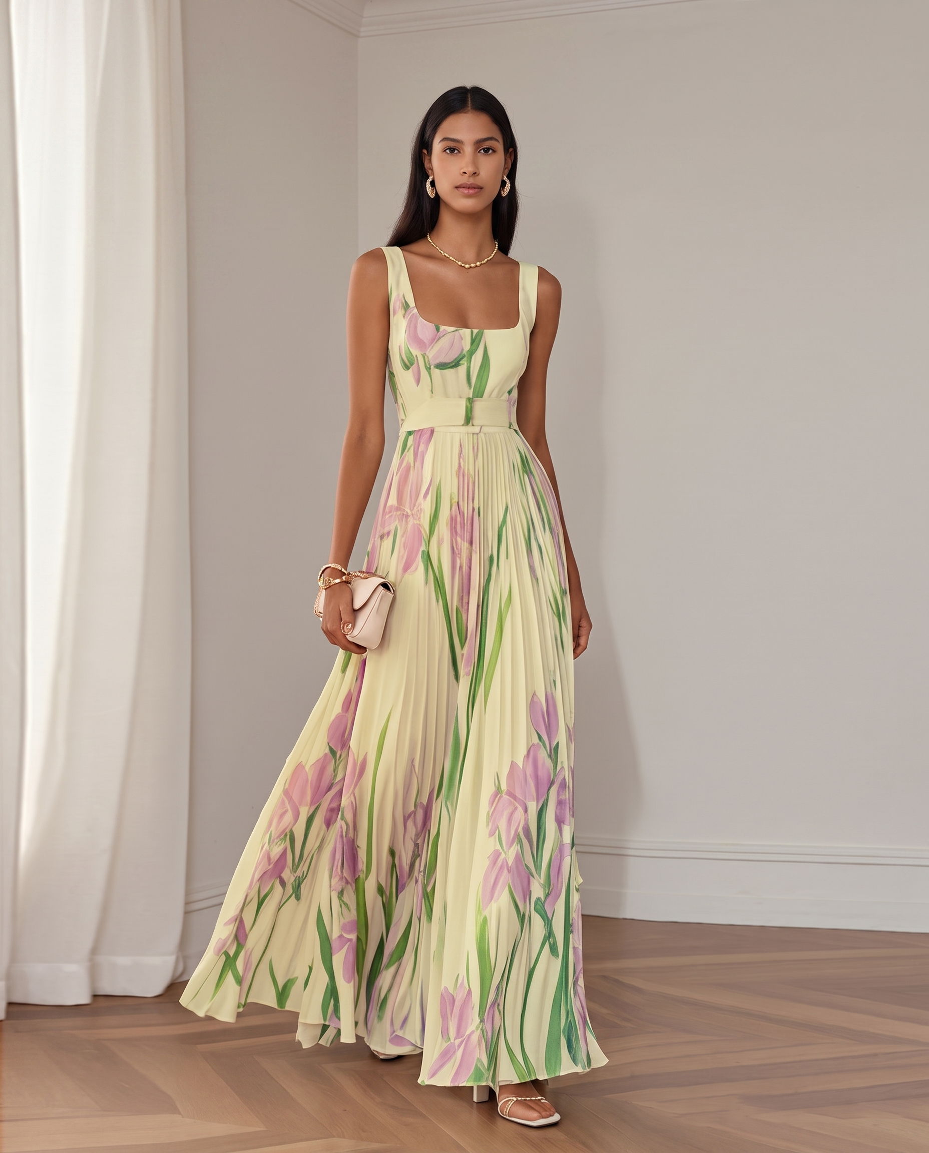 Brunella Vestido Maxi Floral