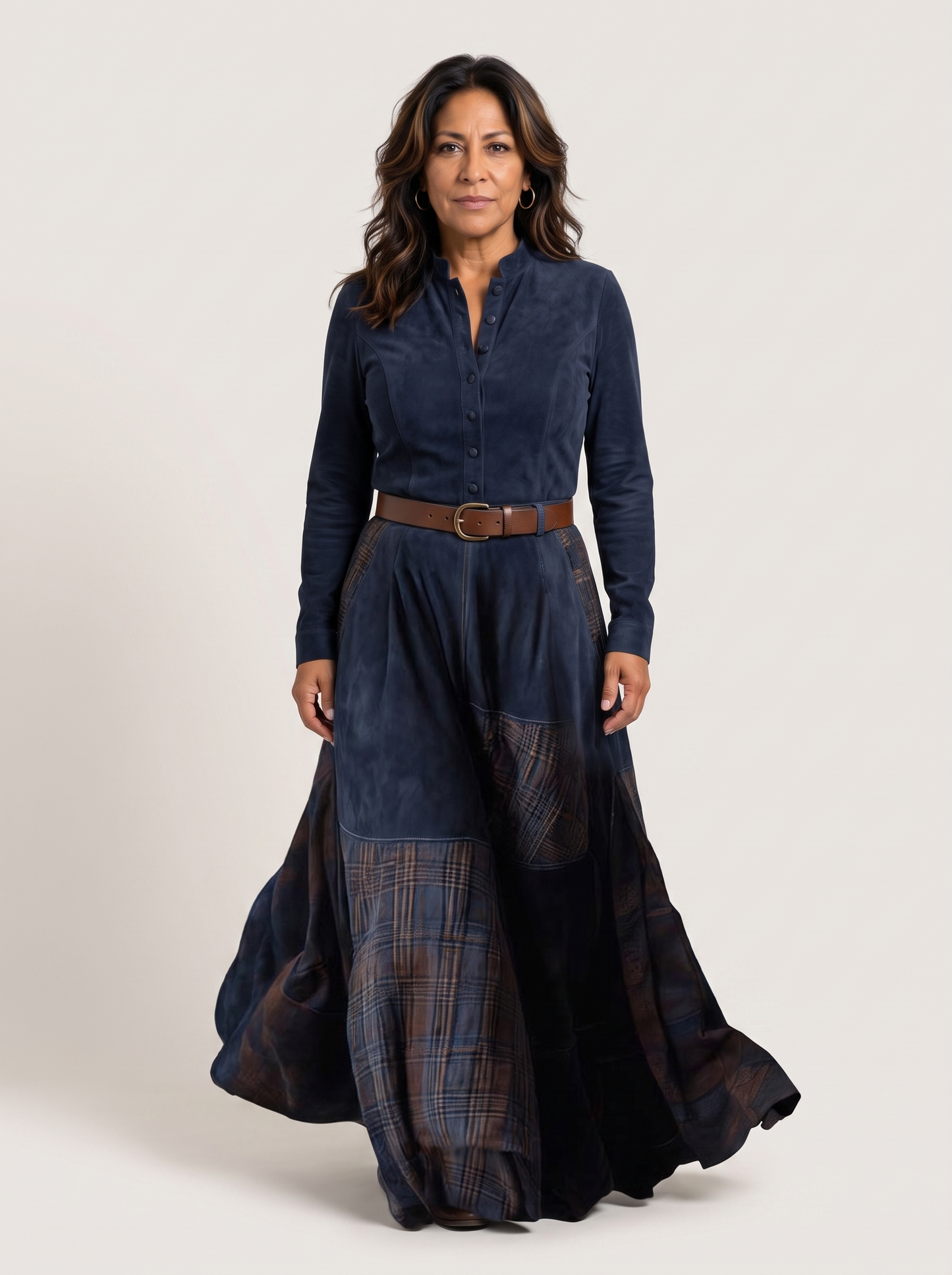Sisa vestido maxi - estudio Xiomara Vargas