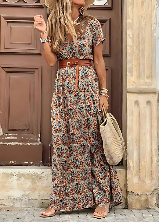 Joselin - Vestido Largo Bohemio con Cinturon