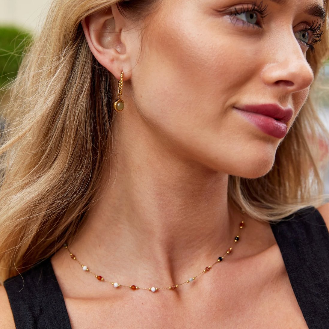 Fiorella - Collar de Piedras Naturales
