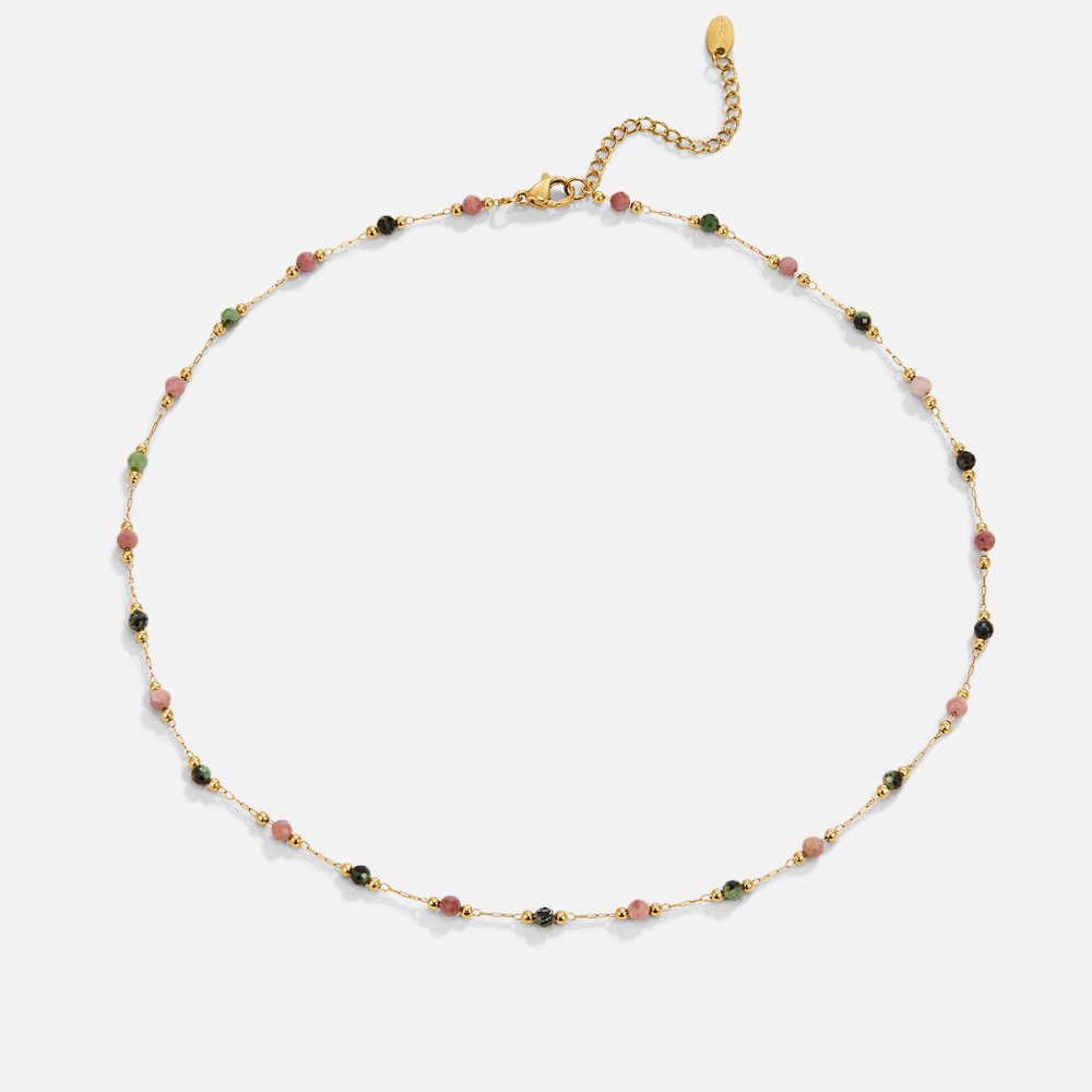 Sayuri - Collar de Piedras Naturales Primavera