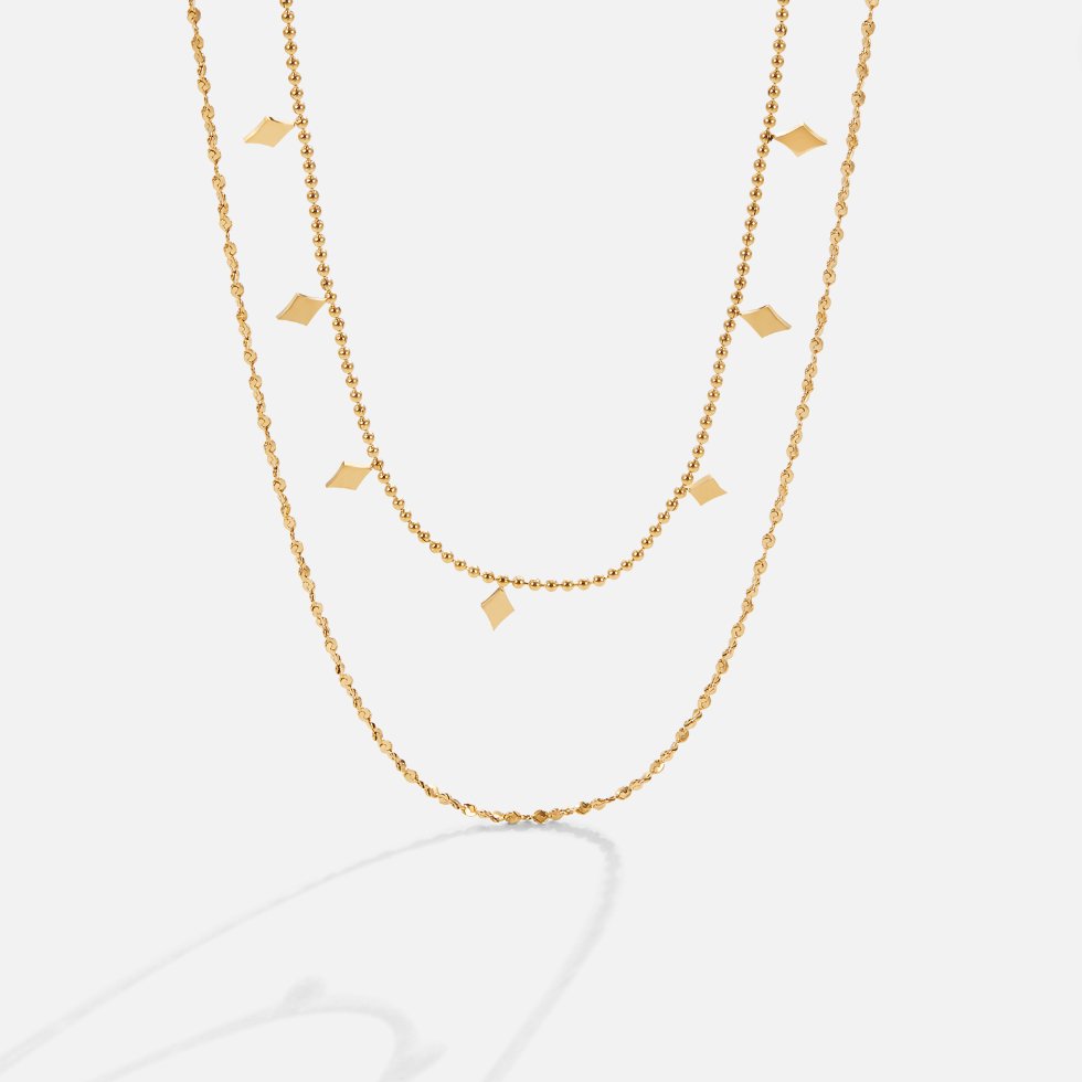 Ariana - Collar en Capas Dorado