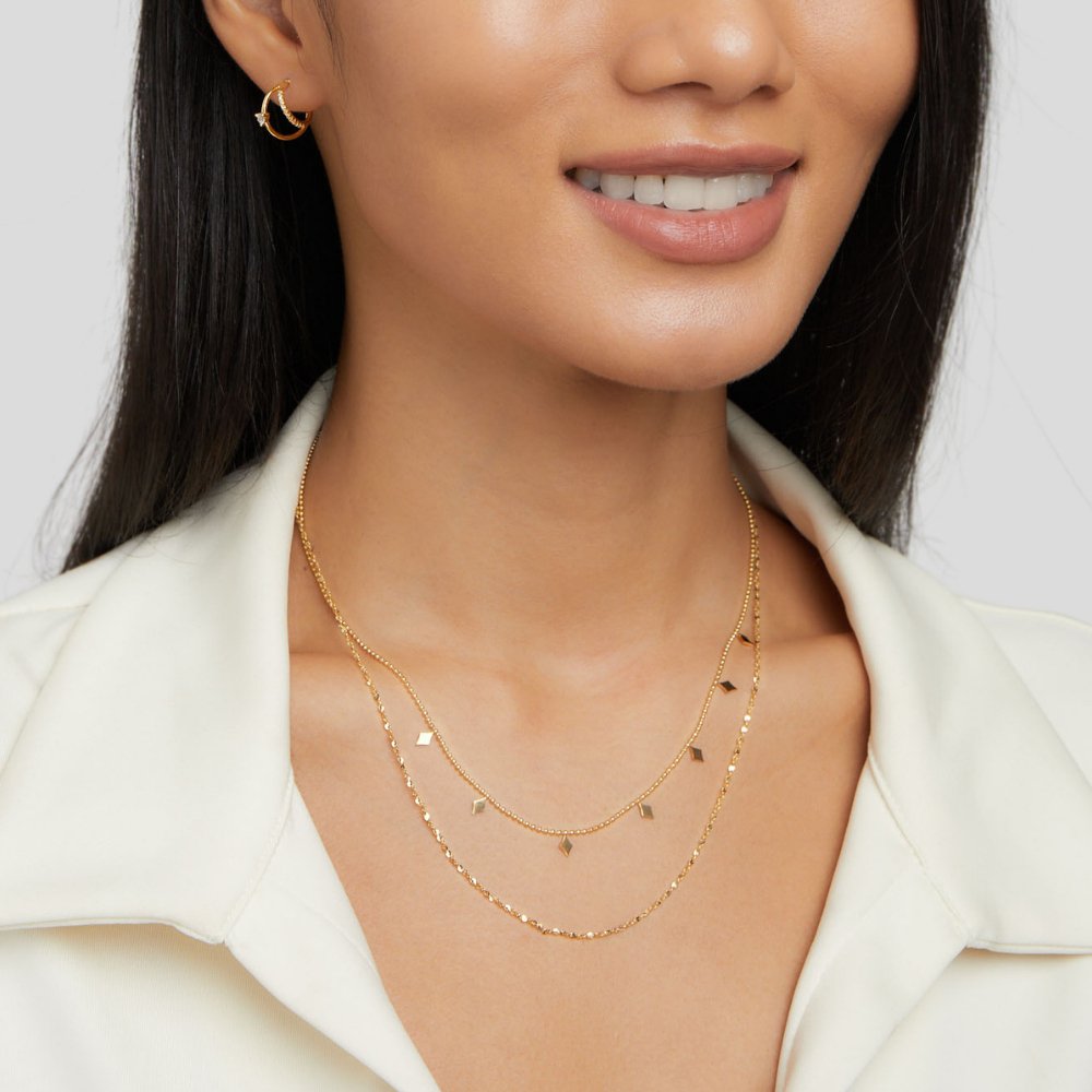Ariana - Collar en Capas Dorado